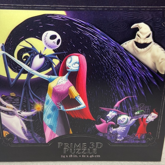 ⚓️Disney The Nightmare Before Christmas Tim Burton’s Prime 3D Puzzle - Picture 2 of 7
